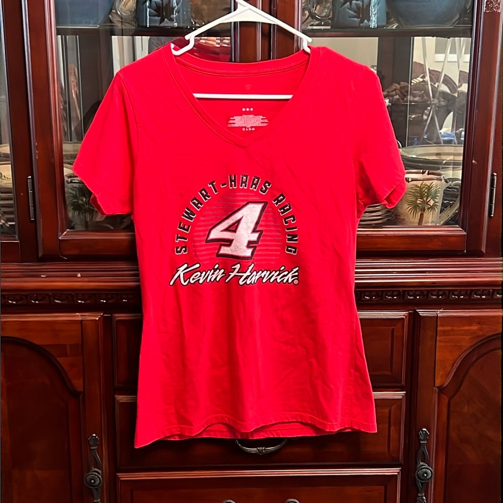 Women’s size medium fanatics Stewart Haas racing number four Kevin Harvick shirt